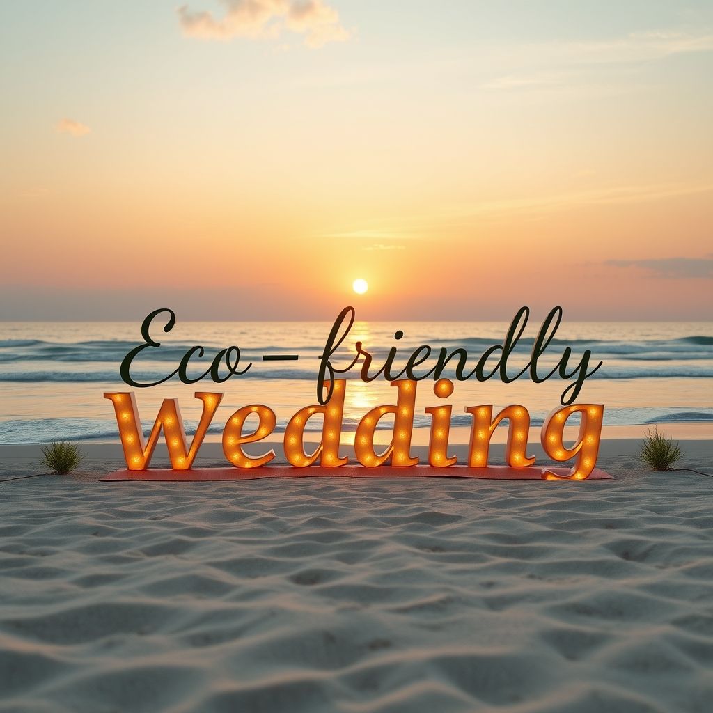 จัดงานแต่งงานริมหาดให้รักษ์โลก